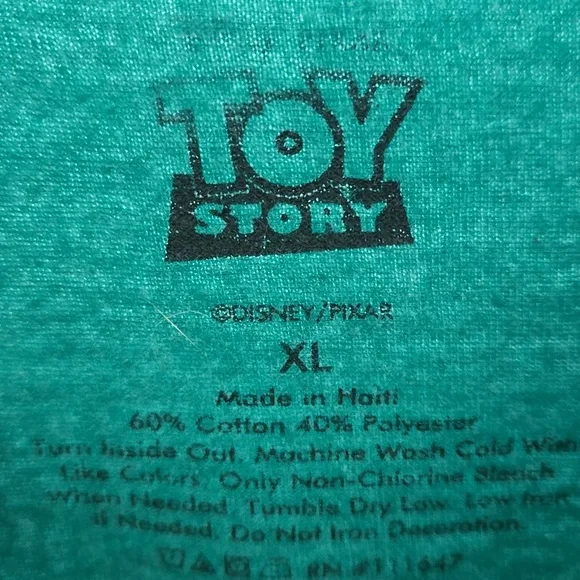 Toy Story Green Space Ranger Academy T-Shirt - Picture 3 of 6